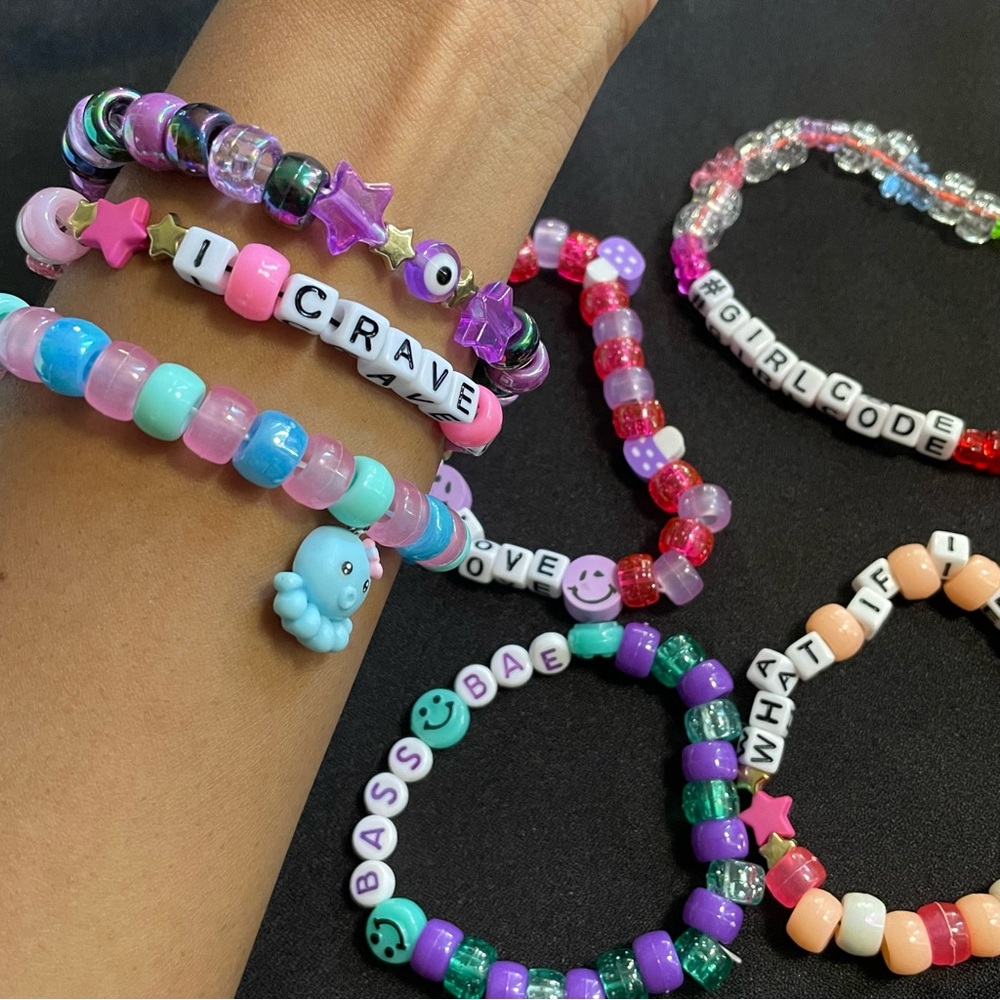 Kandi Bundle Bracelet Insomniac Bass Dubstep Rave Merch Festival Lost Lands